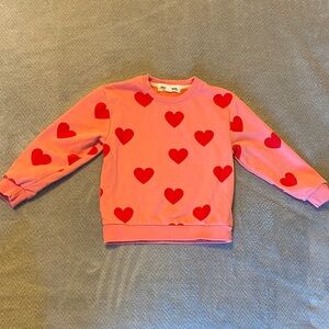 Elisabeth + Faith “Hearts Galore” kids pullover